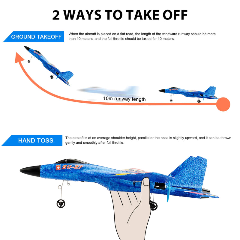 Avião de Controle Remoto SU-27 SkyPilot®: Onde a Aventura Decola